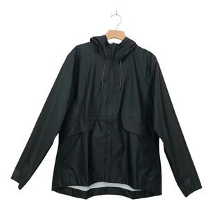 Under Armour Jacket Womens XL Black Storm Proof Cloudstrike Hooded Softshell